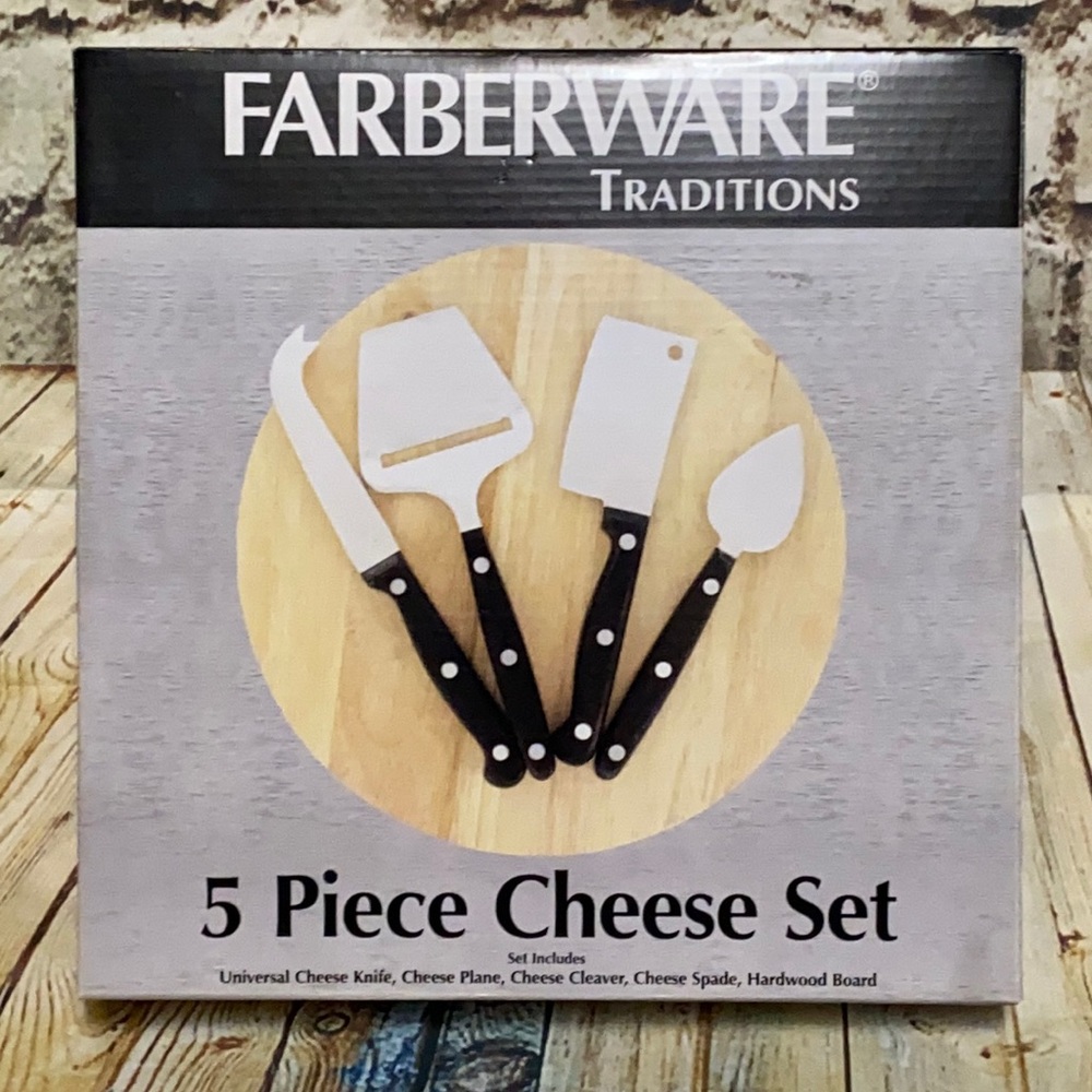 Farberware 5 Piece Cheese Set Brand New in Box